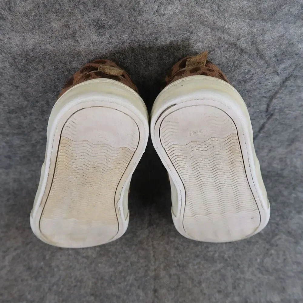 Gap Shoes Kids 12 Sneakers Slip On Animal Leopard Print Brown Casual Active Girl